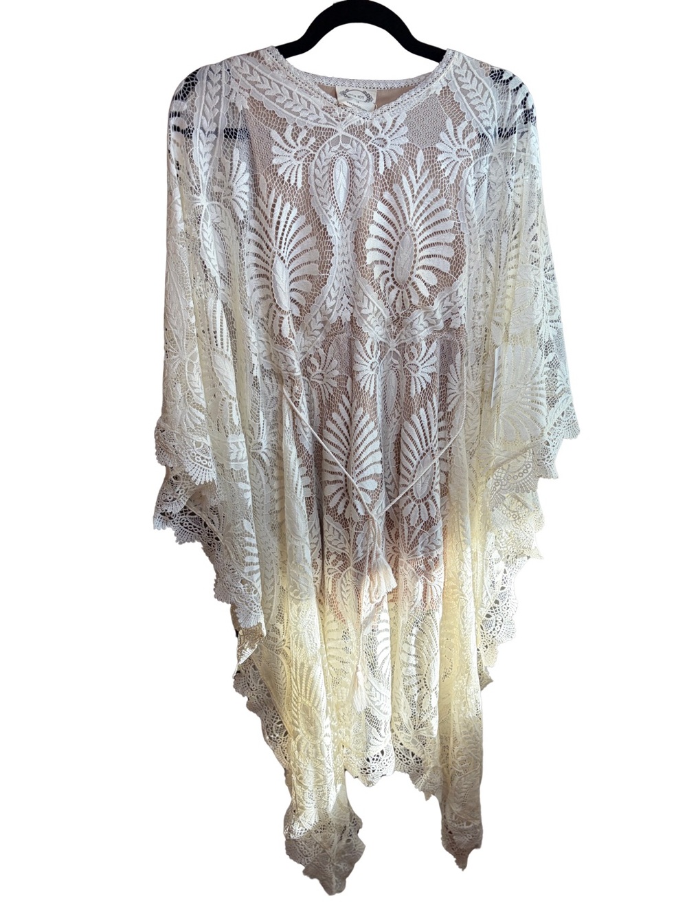 Mia Joy Girls Ivory Lace Overlay Dress Elegant Formal Wear Size 10 New